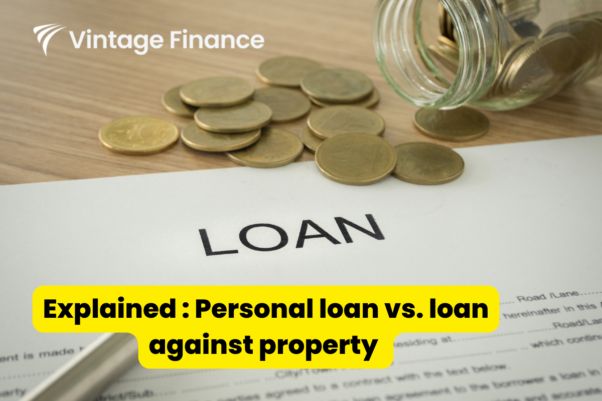 personal loan vs loan against property